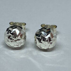 Elegant Silver Stud Earrings